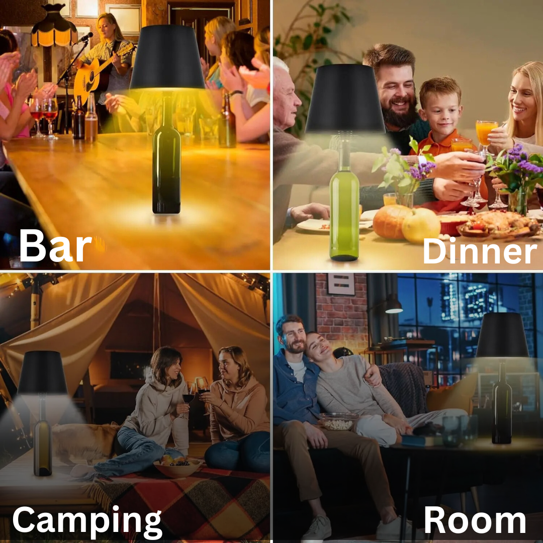 LuxeLamp : Bottle Lamp