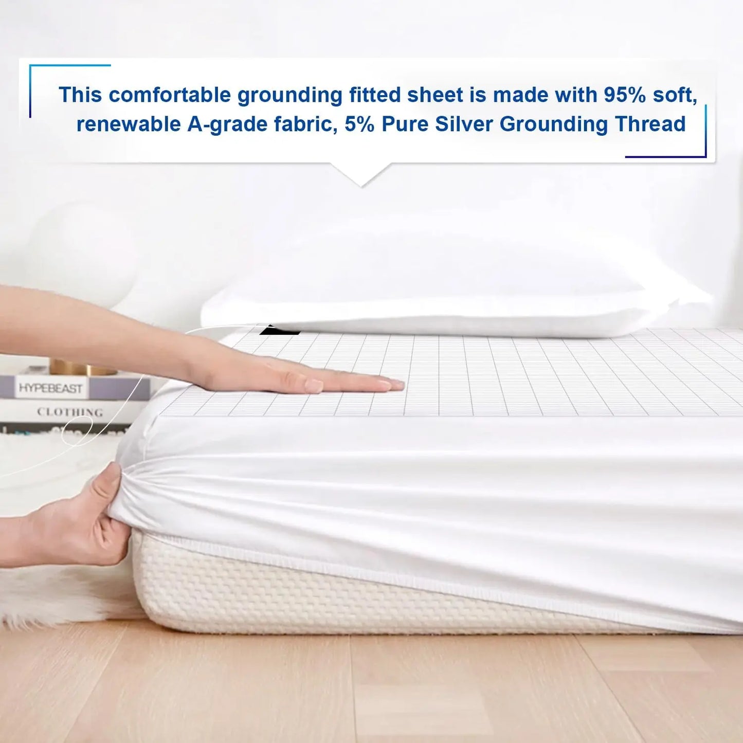 EarthSync™ - Grounding Bed Sheet