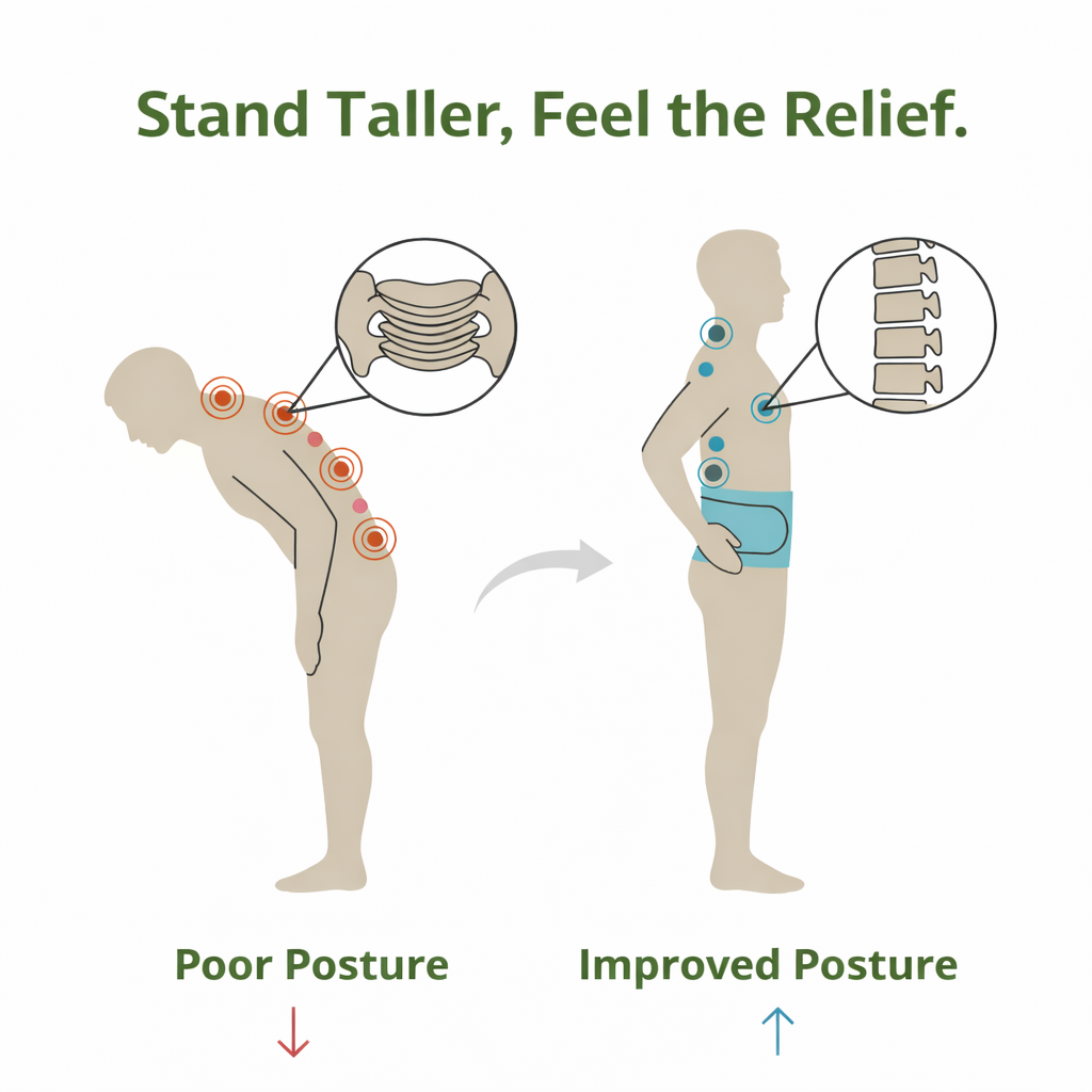 SpineSupport- Inflatable Back Traction & Support Belt