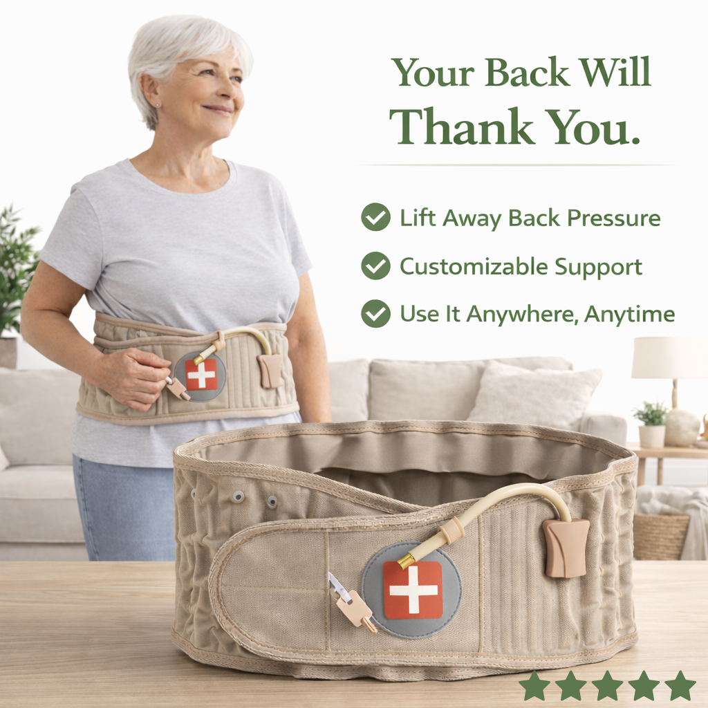 SpineSupport- Inflatable Back Traction & Support Belt