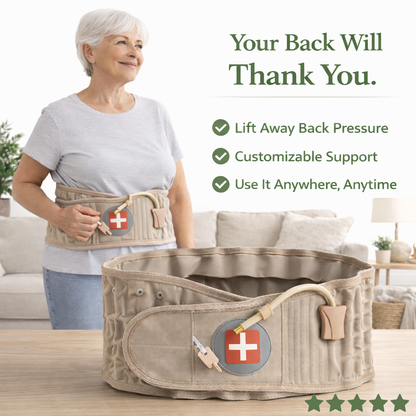 SpineSupport- Inflatable Back Traction & Support Belt